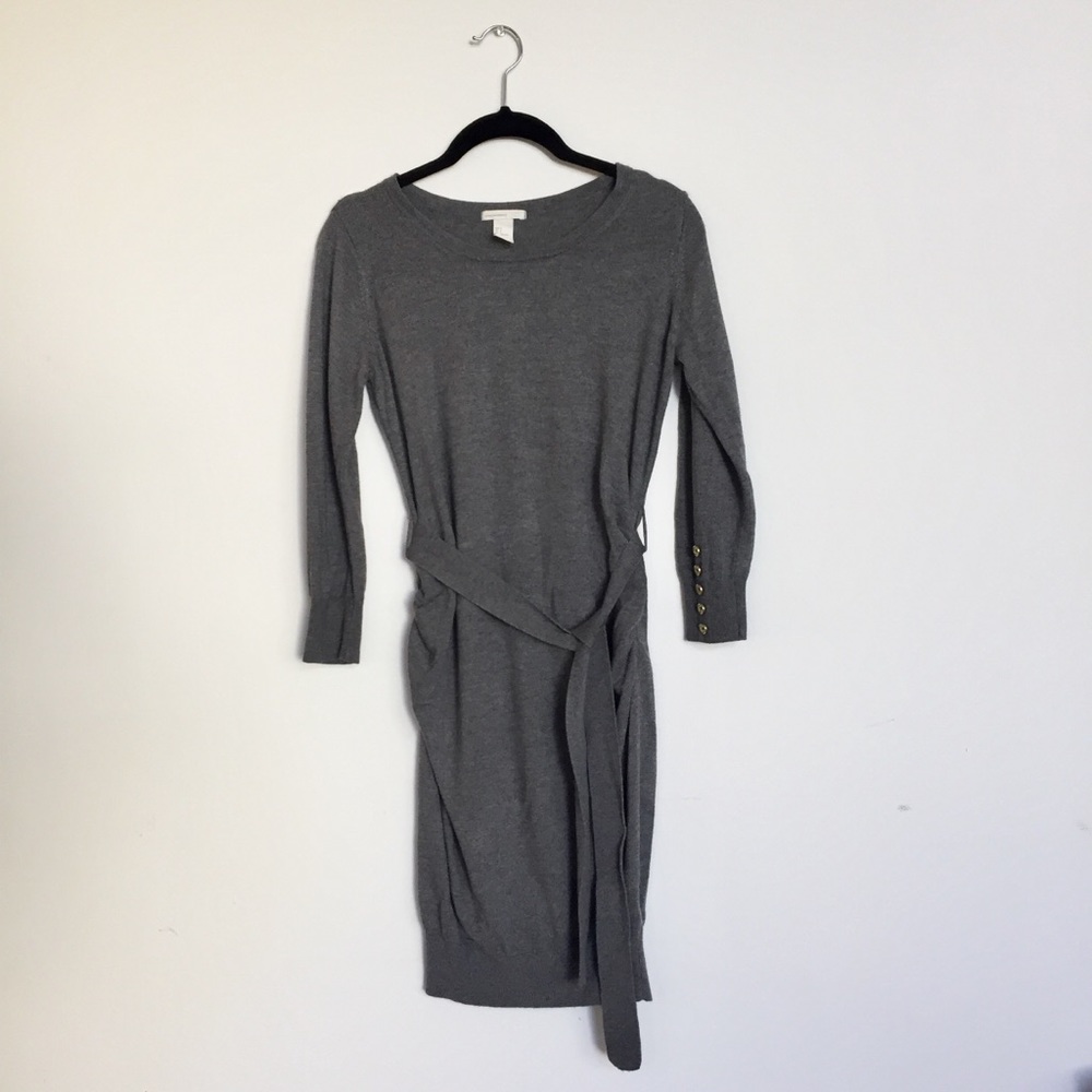 H&M | Gray Sweater Maternity Dress